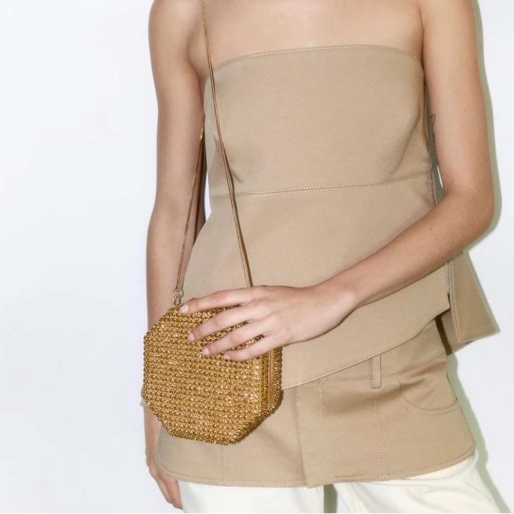 Zara - Rhinestone Box Bag